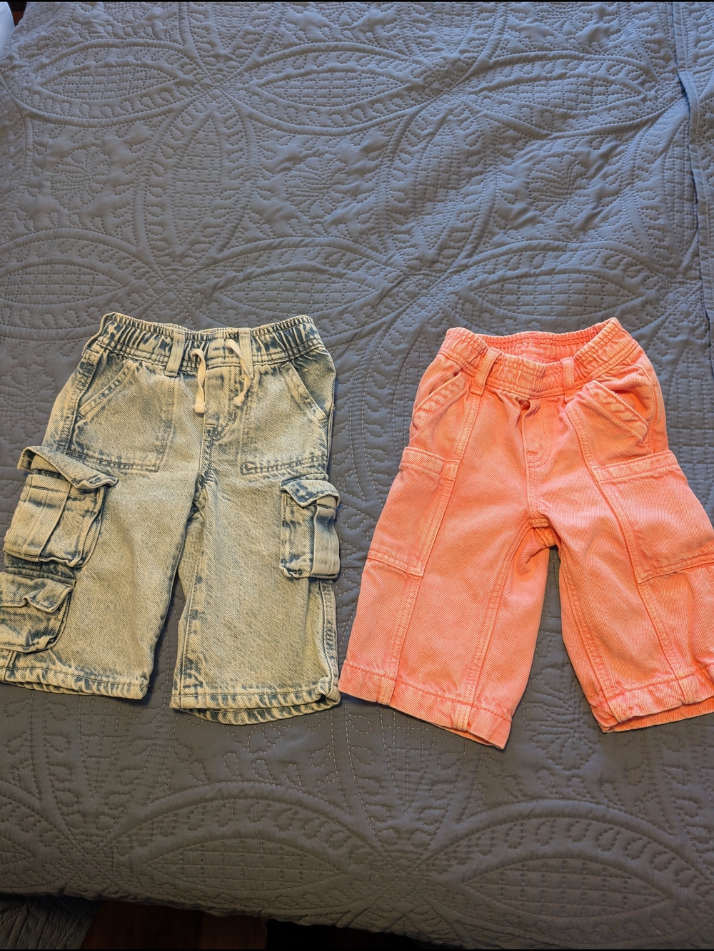 GAP Kids Cargo Jeans in Pink and Light Denim (Bundle)